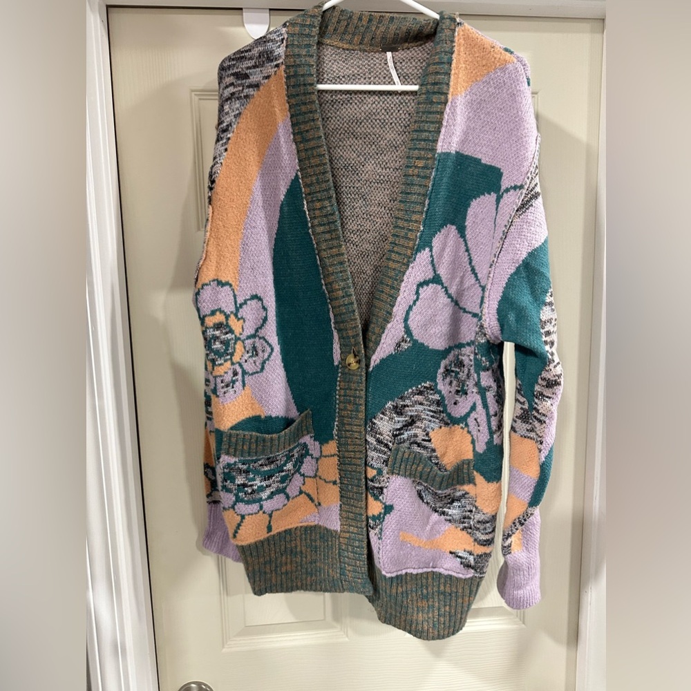 Free People Sweater Cardigan